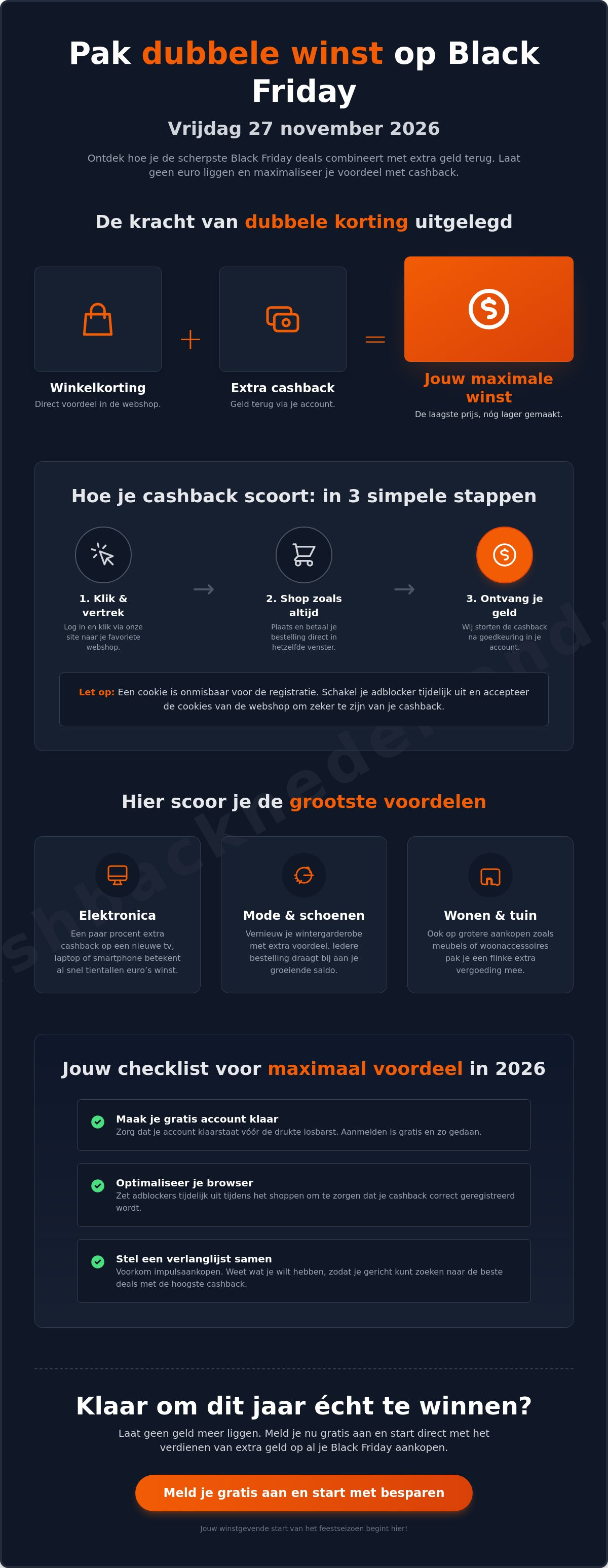 Black friday deals met cashback: zo pak je de dubbele winst in 2026